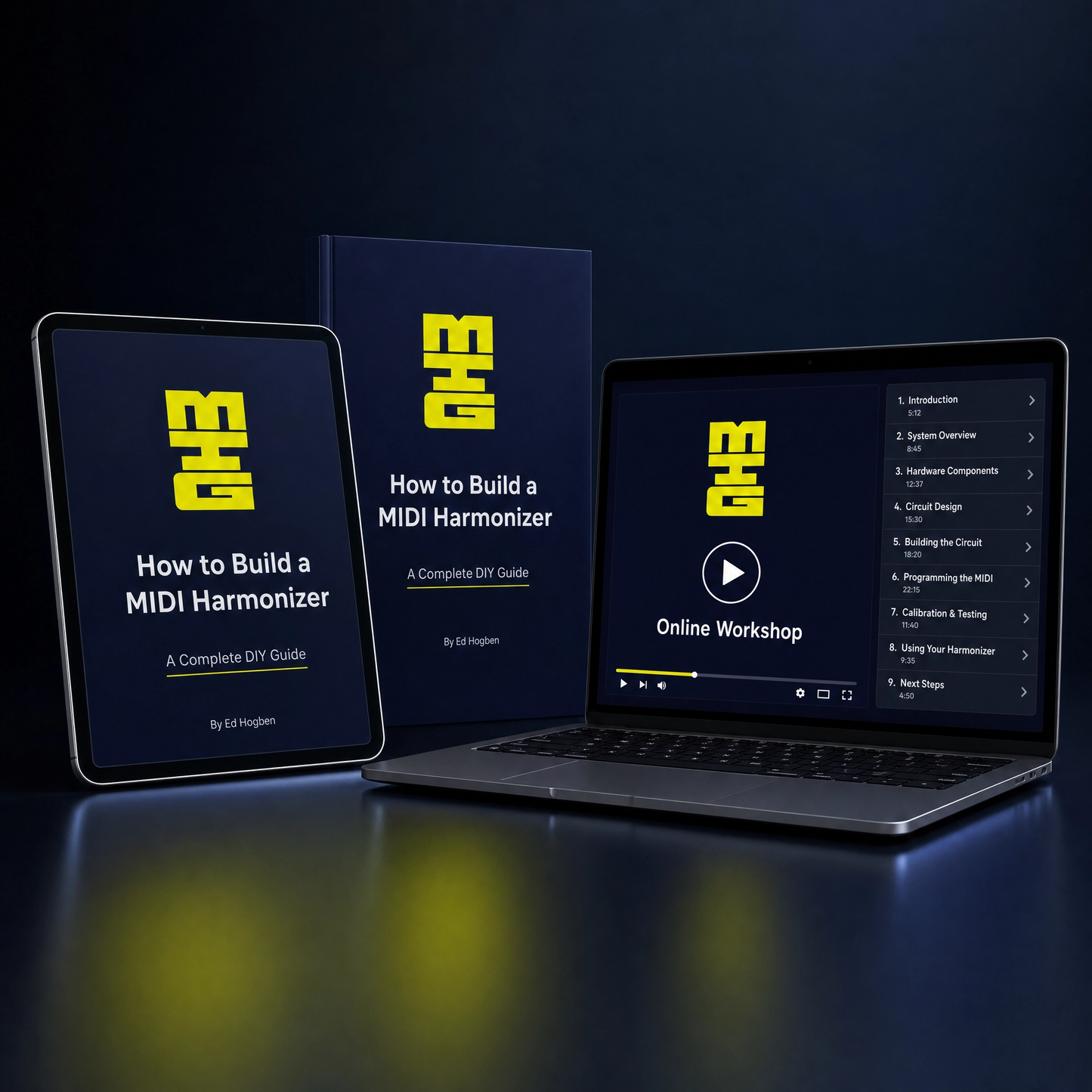 How to Build a MIDI Harmonizer ebook and online workshop with Ed Hogben