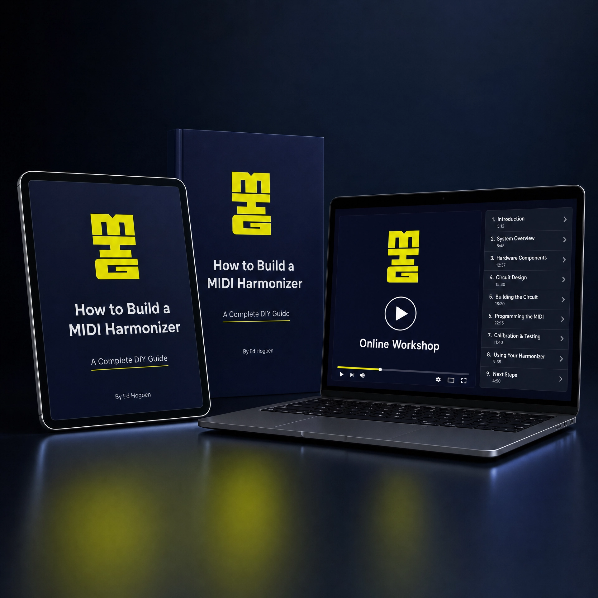 How to Build a MIDI Harmonizer ebook and online workshop with Ed Hogben